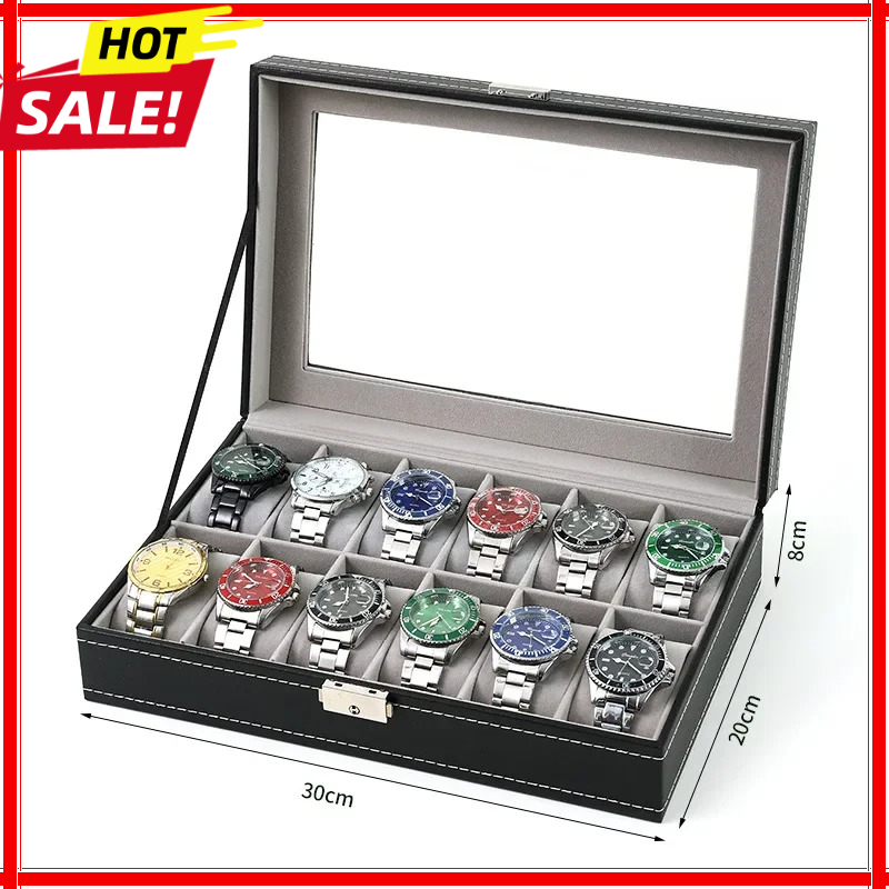 Best Jewelry Watches - Коробки для часов на 2/3/4/5/6/8/10/12 отделений,