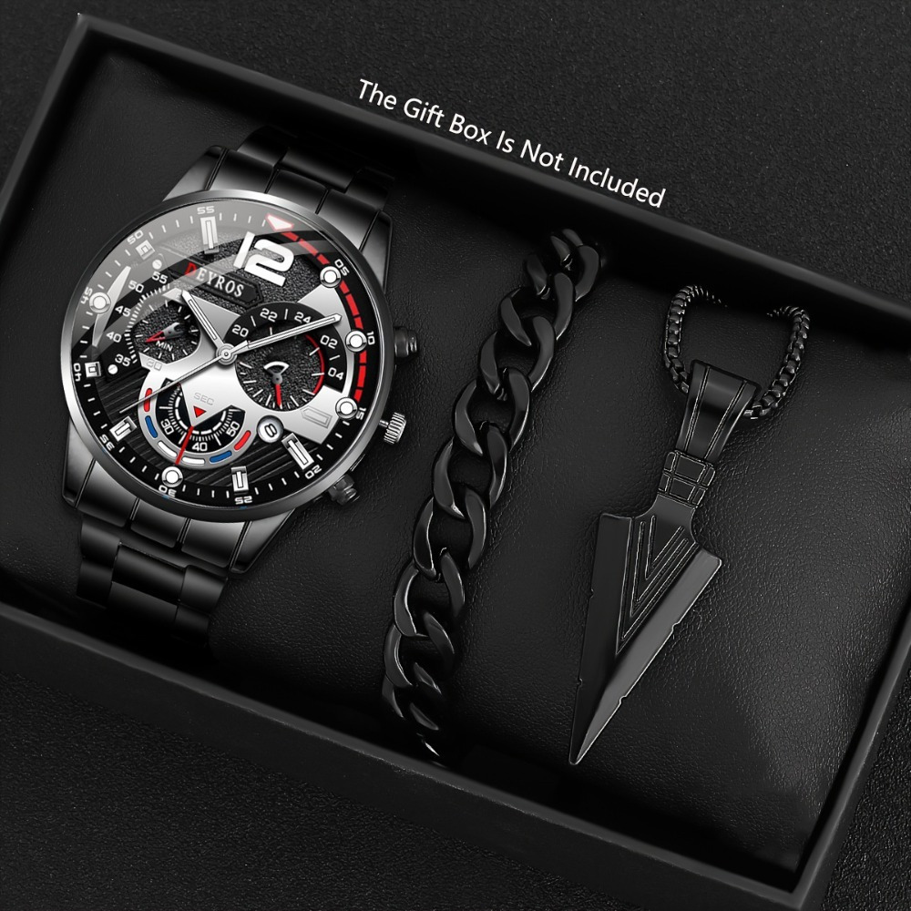 Best Jewelry Watches - 3 шт./компл. модные мужские часы из