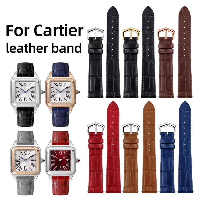 Cartier Watch Santos - Ремешок из натуральной кожи 15 мм,