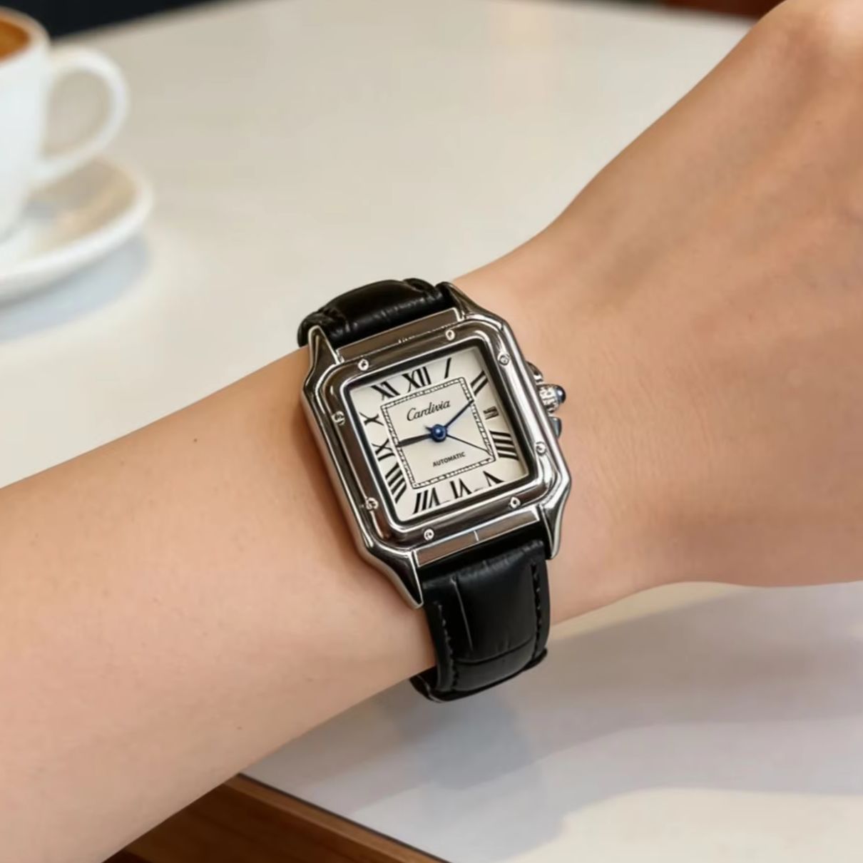 Cartier Watch Santos - Женские кварцевые часы в стиле ретро