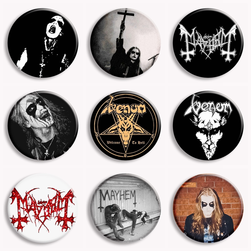 Rock Mayhem группа мягкая пуго – обзор и цена Vintage Brooch Pin