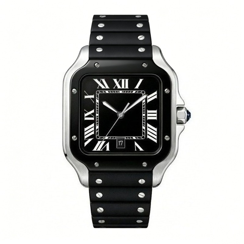 Новые роскошные мужские кварце – обзор и цена Cartier Watch Santos
