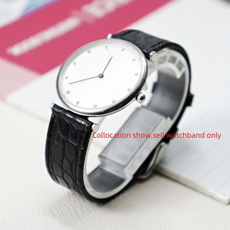 Тонкий ремешок из натуральной  – обзор и цена Cartier Watch Santos
