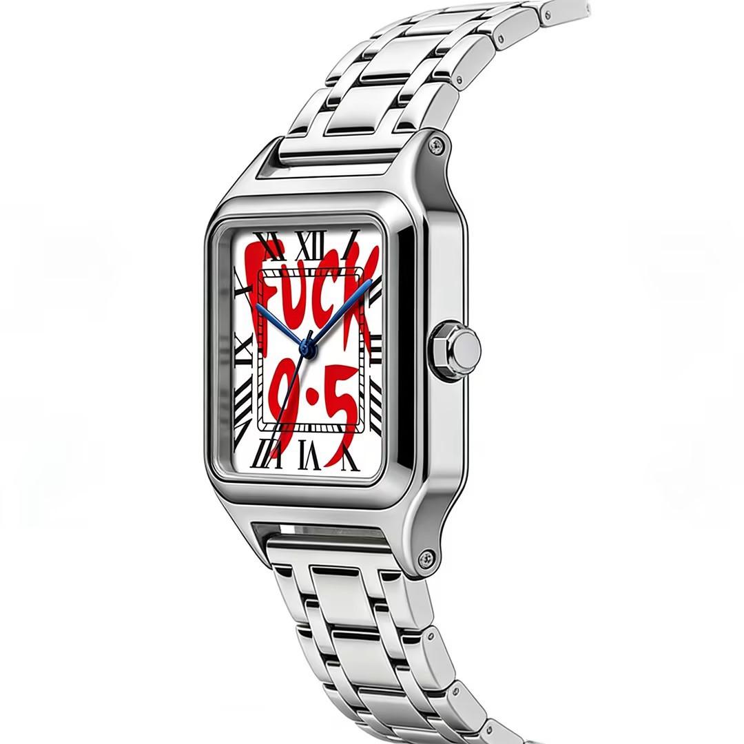 Часы унисекс с квадратным цифе – обзор и цена Cartier Watch Santos